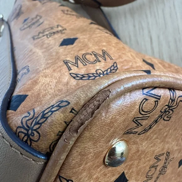 MCM Cognac Shoulder bag - Picture 5 of 16
